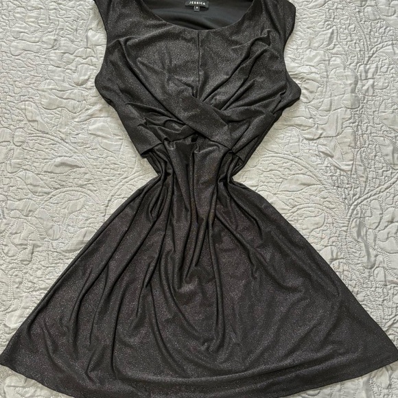 JESSICA SPARKLY BLACK DRESS - Picture 3 of 3